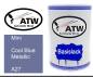 Preview: Mini, Cool Blue Metallic, A27: 500ml Lackdose, von ATW Autoteile West.